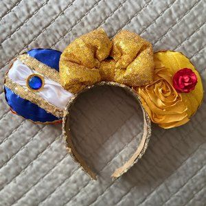 Beauty and the Beast Mickey Ears Wide Headband
